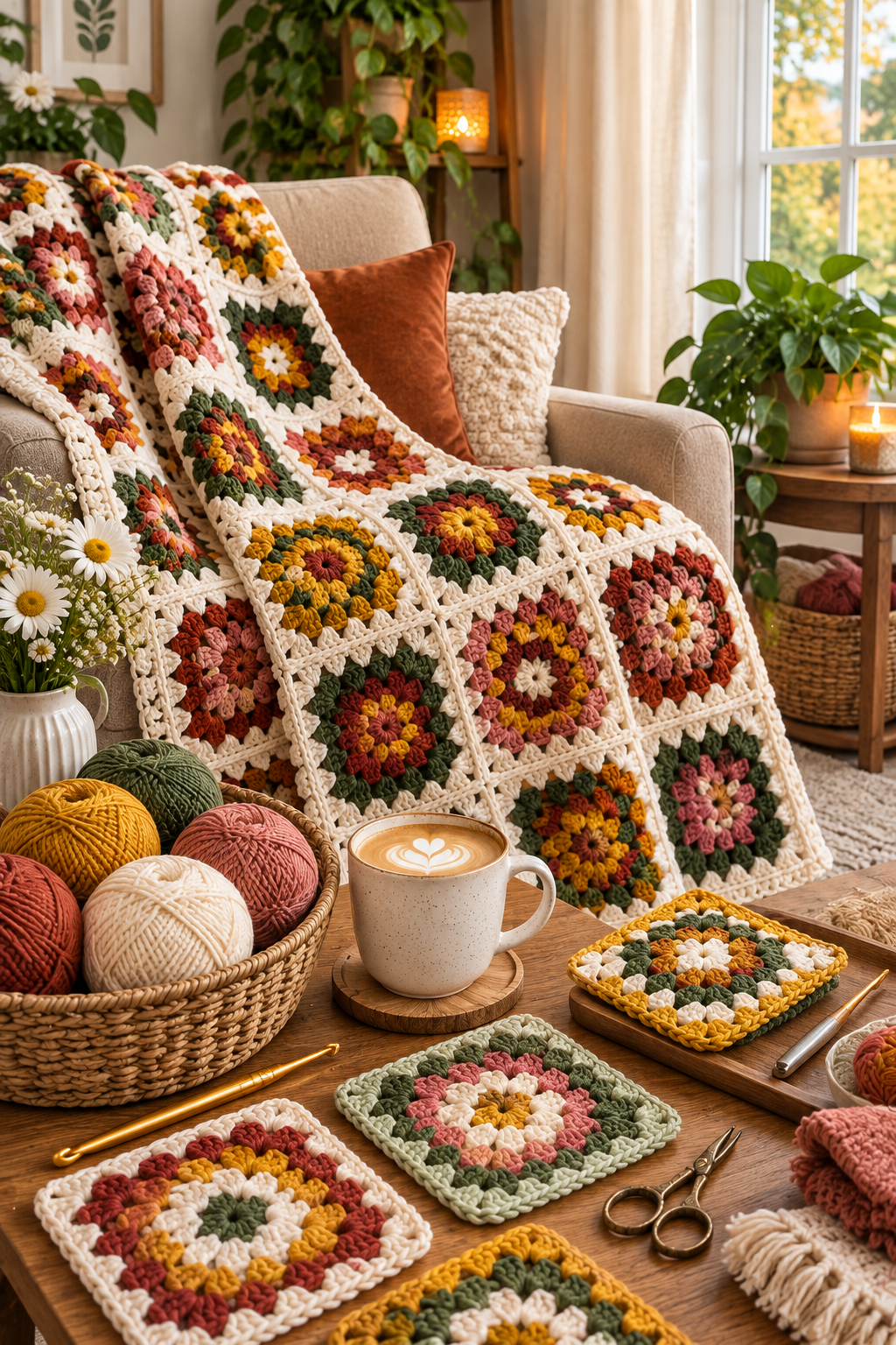 crochet granny square patterns