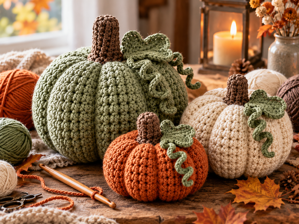 Cute Crochet Pumpkin Patterns 