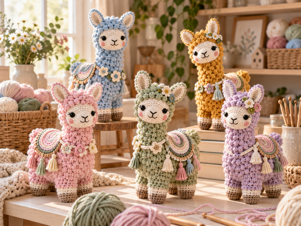 cute crochet llama patterns