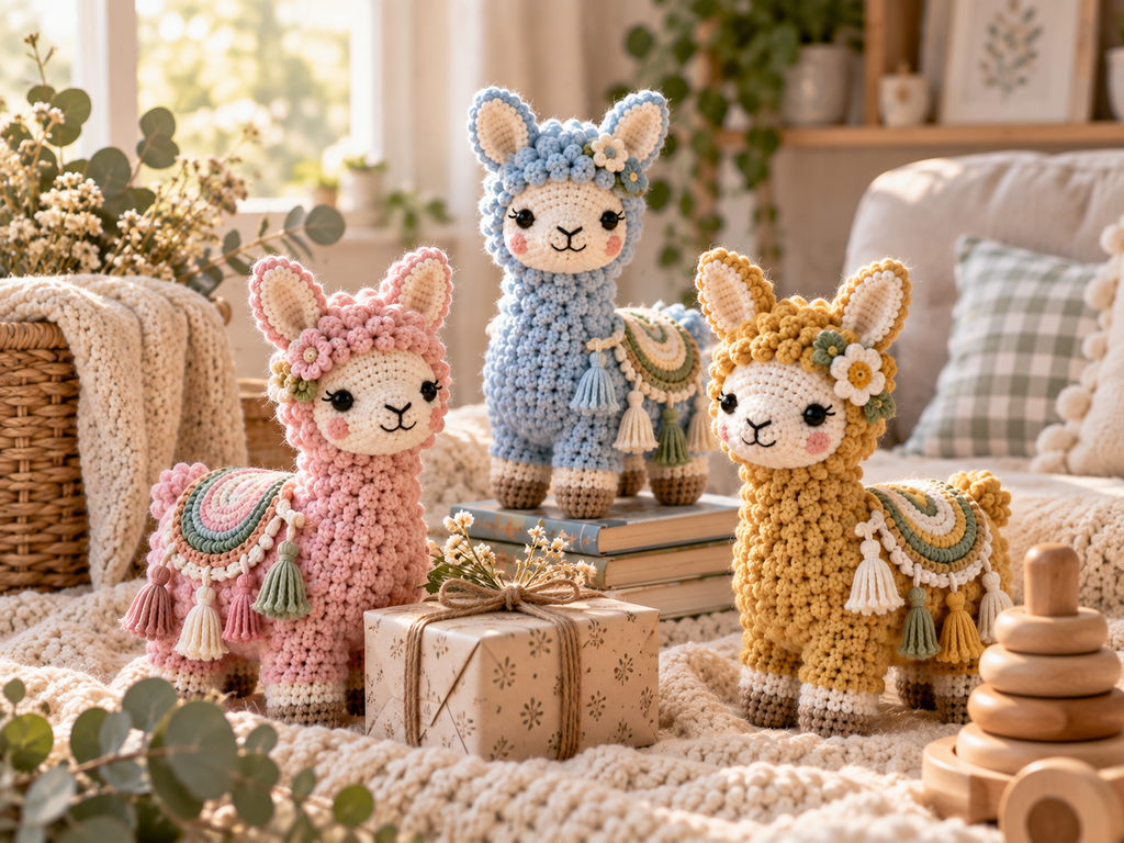 cute crochet llama patterns