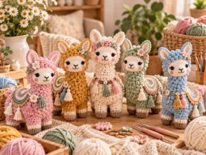 cute crochet llama patterns