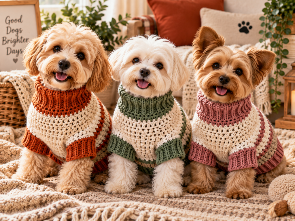 Crochet Dog Sweater Patterns