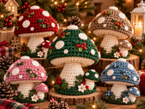 Adorable Crochet Mushroom