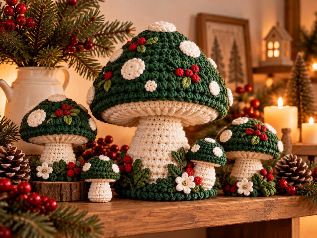 Adorable Crochet Mushroom