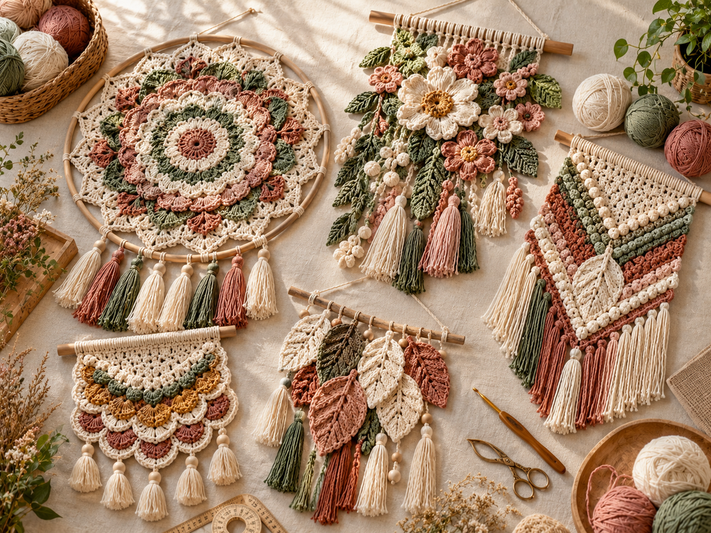 gorgeous crochet wall hanging patterns