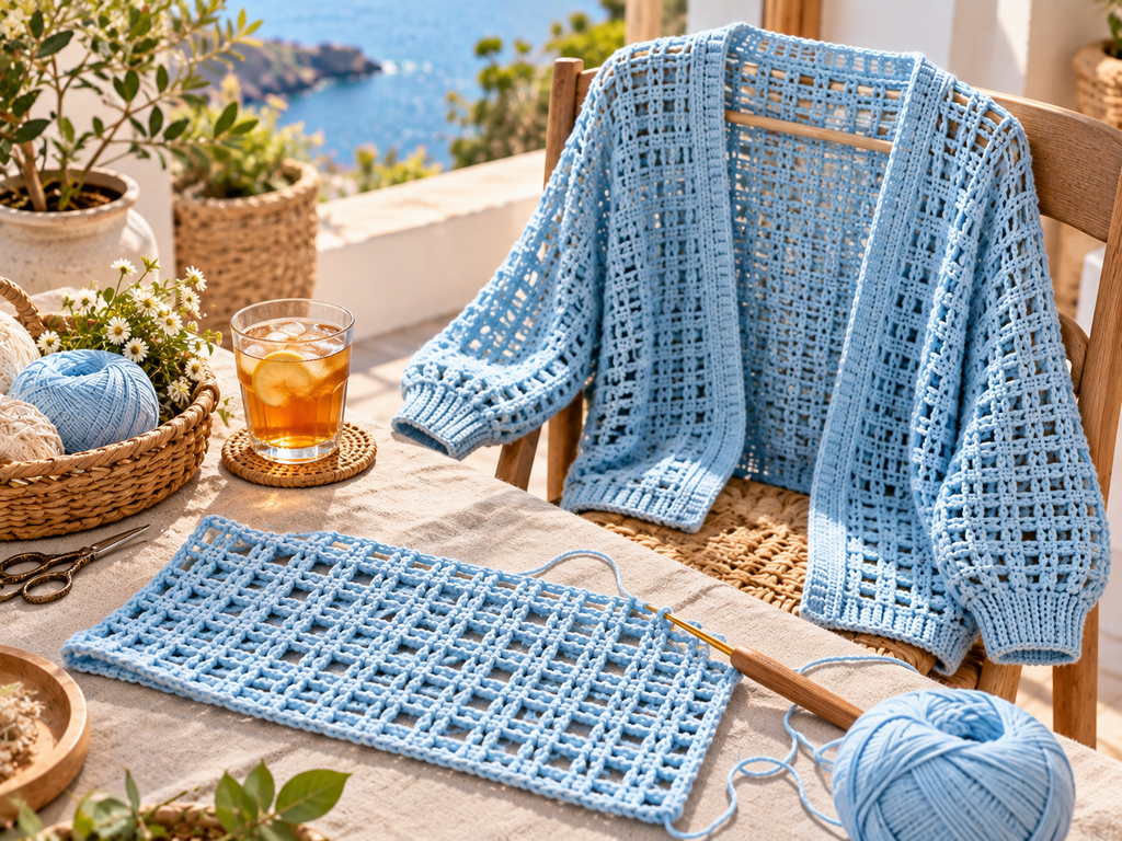 Easy Summer Crochet Cardigan Pattern
