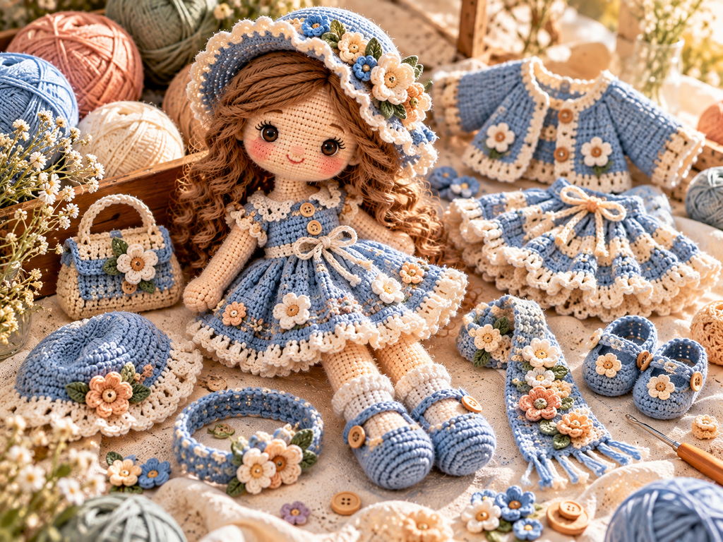 charming crochet doll clothes patterns