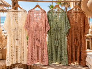 Boho Crochet Swimsuit Cover Up