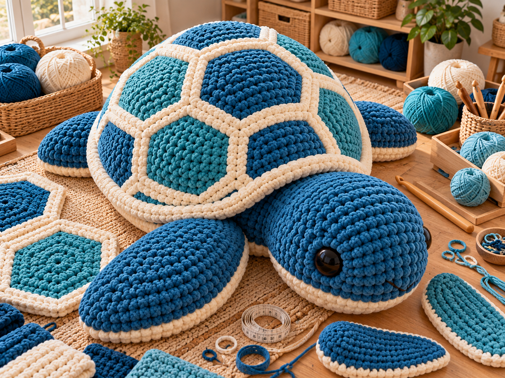 crochet jumbo turtle pattern human size review