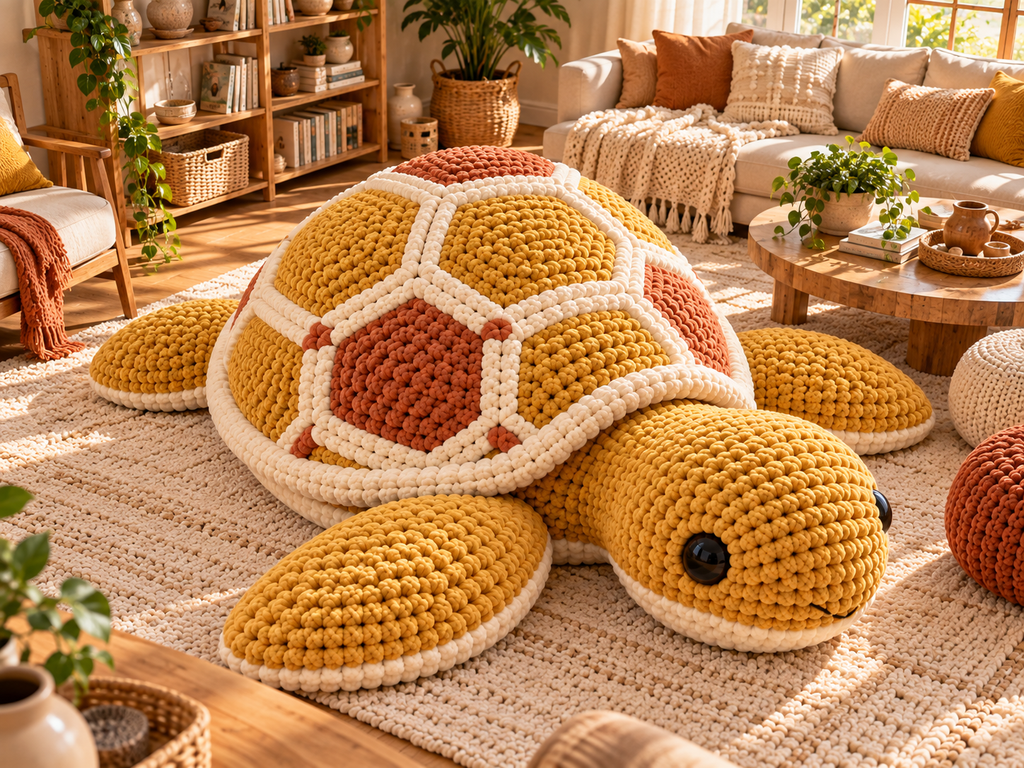 crochet jumbo turtle pattern human size review