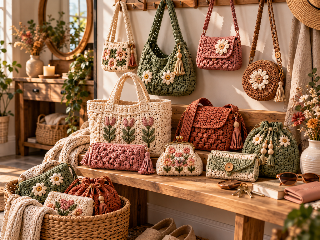 17 crochet bag and pouch patterns