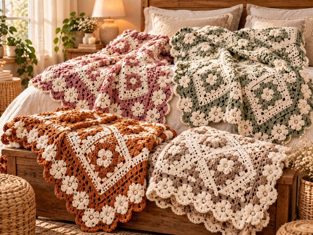 10 cozy crochet blanket patterns